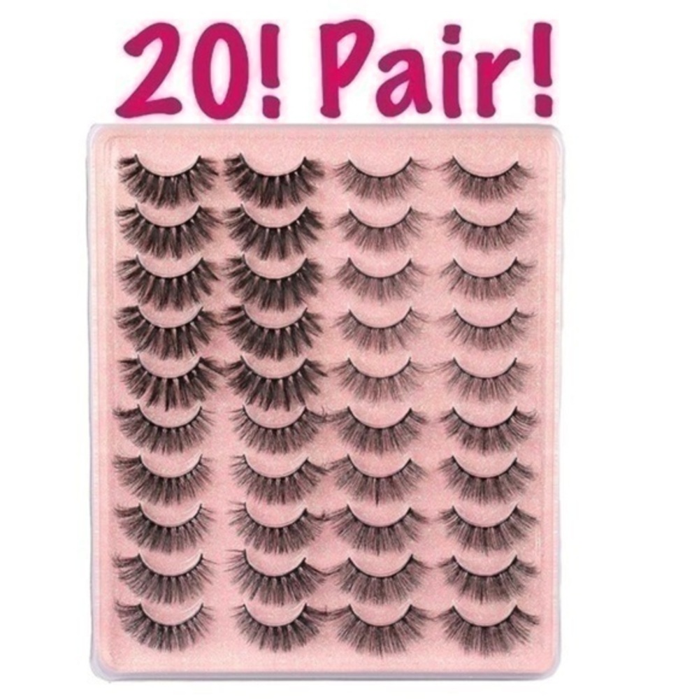 20! Pairs of False Eyelashes!